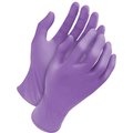 Bdg Tri-Polymer Disposable Gloves, 6 mil Palm, Tri-Polymer, Powder-Free, XL, 100 PK, Purple 99-1-6300-XL